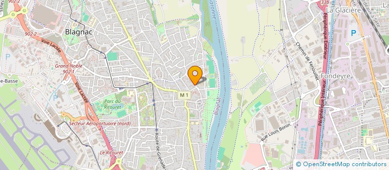 localisation de l'entreprise MONSIEUR THIERRY IMBAULT  BLAGNAC
