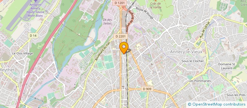 localisation de l'entreprise MONSIEUR THIERRY IMBERT à ANNECY