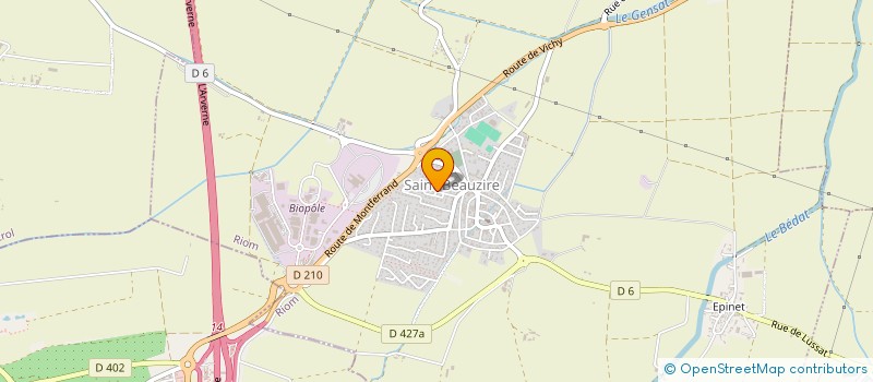 localisation de l'entreprise MONSIEUR THIERRY IMBERT  SAINT-BEAUZIRE