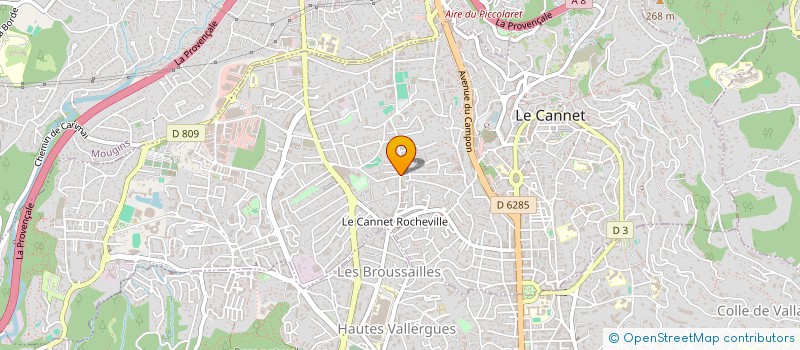 localisation de l'entreprise MONSIEUR THIERRY IMPOCO à LE CANNET