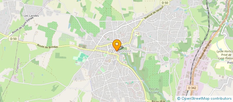 localisation de l'entreprise MONSIEUR THIERRY ISSAUTIER  CHAPONOST