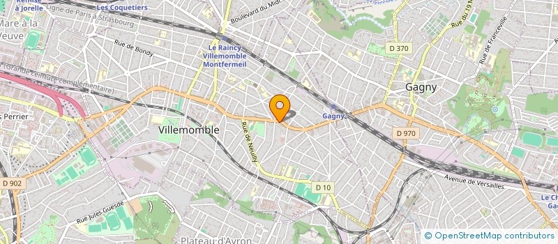 localisation de l'entreprise MONSIEUR THIERRY IZAMBARD à VILLEMOMBLE