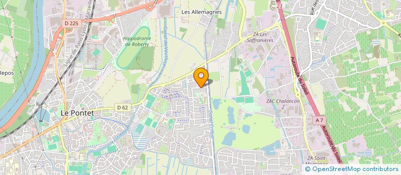 localisation de l'entreprise MONSIEUR THIERRY JACOB  LE PONTET