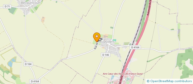 localisation de l'entreprise MONSIEUR THIERRY JACOB  ASSEVILLERS