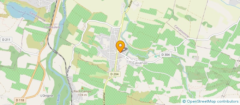 localisation de l'entreprise MONSIEUR THIERRY JACOBE  CAVANAC