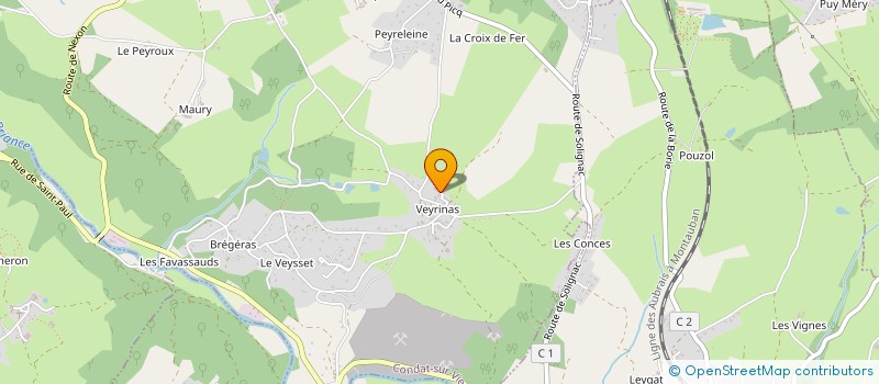 localisation de l'entreprise MONSIEUR THIERRY JACOMINO à CONDAT-SUR-VIENNE