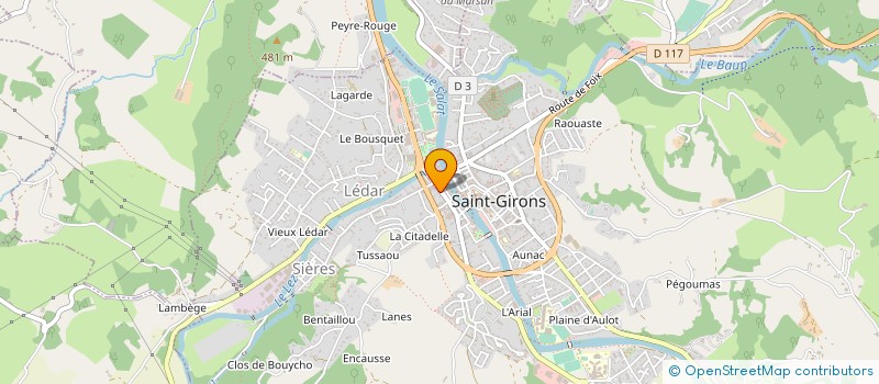 localisation de l'entreprise MONSIEUR THIERRY JACQUEMART à SAINT-GIRONS