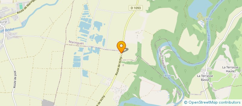 localisation de l'entreprise MONSIEUR THIERRY JAFFEUX  JOZE