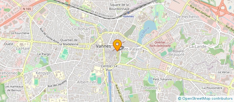 localisation de l'entreprise MONSIEUR THIERRY JAGLINE à VANNES