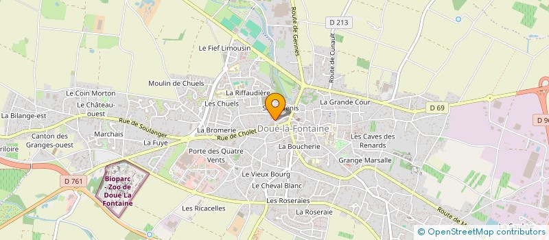 localisation de l'entreprise MONSIEUR THIERRY JAGNEAU  DOUE-EN-ANJOU