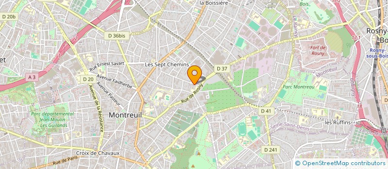 localisation de l'entreprise MONSIEUR THIERRY JALO à MONTREUIL