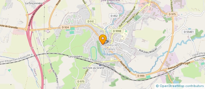 localisation de l'entreprise MONSIEUR THIERRY JANNEQUIN  VILLEDIEU-LES-POELES-ROUFFIGNY