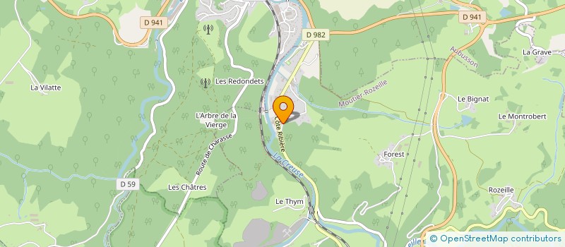localisation de l'entreprise MONSIEUR THIERRY JANOTY à MOUTIER-ROZEILLE