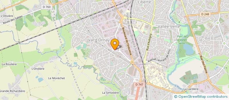 localisation de l'entreprise MONSIEUR THIERRY JAUZELON à LA ROCHE-SUR-YON