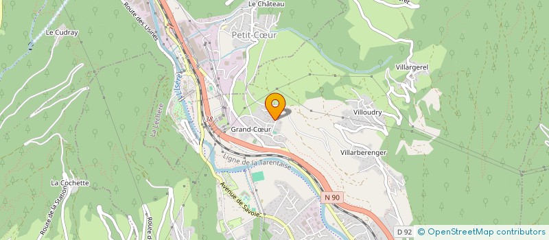 localisation de l'entreprise MONSIEUR THIERRY JAY  GRAND-AIGUEBLANCHE