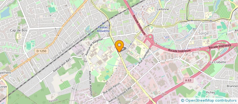 localisation de l'entreprise MONSIEUR THIERRY JEAN  PESSAC