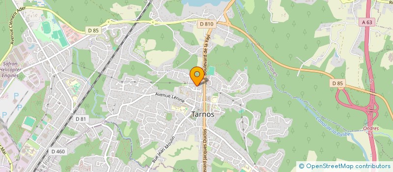 localisation de l'entreprise MONSIEUR THIERRY JEAN-FRANCOIS  TARNOS