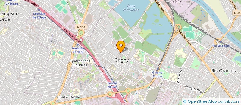 localisation de l'entreprise MONSIEUR THIERRY JEAN LOUIS à GRIGNY