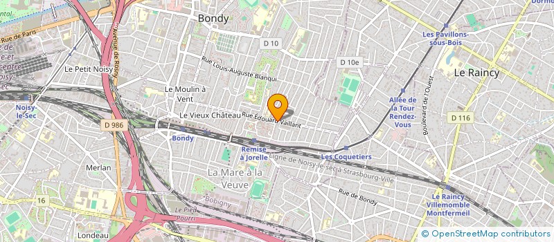 localisation de l'entreprise MONSIEUR THIERRY JEAN-LOUIS  BONDY