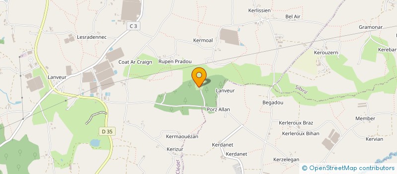 localisation de l'entreprise MONSIEUR THIERRY JEGOU à CLEDER