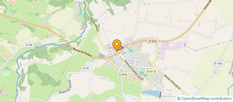 localisation de l'entreprise MONSIEUR THIERRY JEROME  MONTGAILLARD-SUR-SAVE