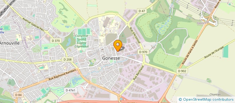 localisation de l'entreprise MONSIEUR THIERRY-JOEL FIRPION  GONESSE