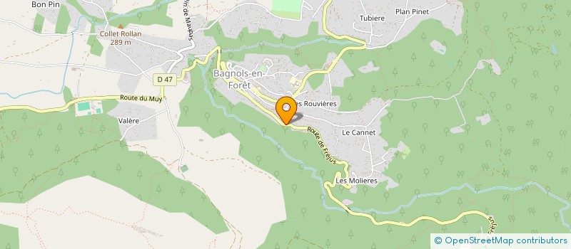 localisation de l'entreprise MONSIEUR THIERRY JOLIVET  BAGNOLS-EN-FORET