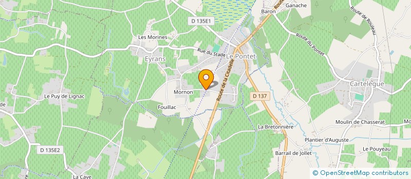 localisation de l'entreprise MONSIEUR THIERRY JOLLIT  EYRANS