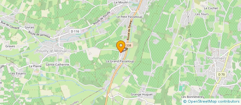 localisation de l'entreprise MONSIEUR THIERRY JOMAIN à PORTE DES PIERRES DOREES