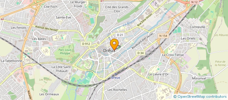 localisation de l'entreprise MONSIEUR THIERRY JOSSE à DREUX