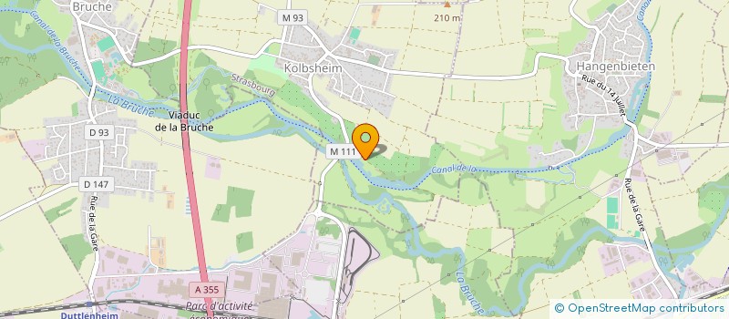 localisation de l'entreprise MONSIEUR THIERRY JOST  DORLISHEIM