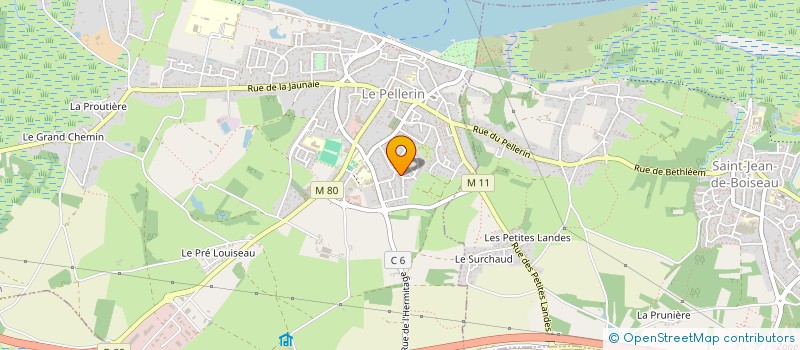localisation de l'entreprise MONSIEUR THIERRY JOTTREAU à LE PELLERIN