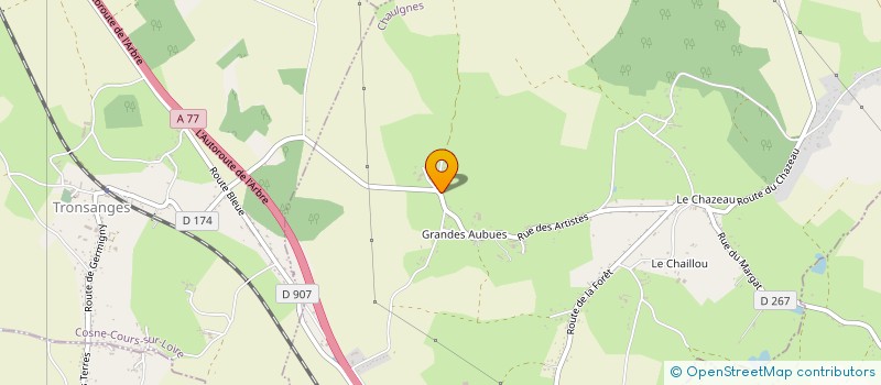 localisation de l'entreprise MONSIEUR THIERRY JOUANIQUE  CHAULGNES