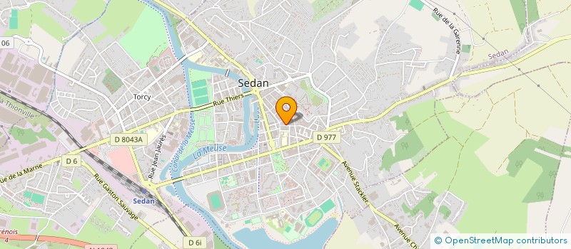 localisation de l'entreprise MONSIEUR THIERRY JOUANNET  SEDAN