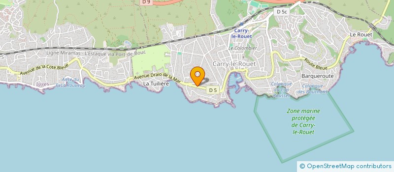 localisation de l'entreprise MONSIEUR THIERRY JOURDAN à CARRY-LE-ROUET
