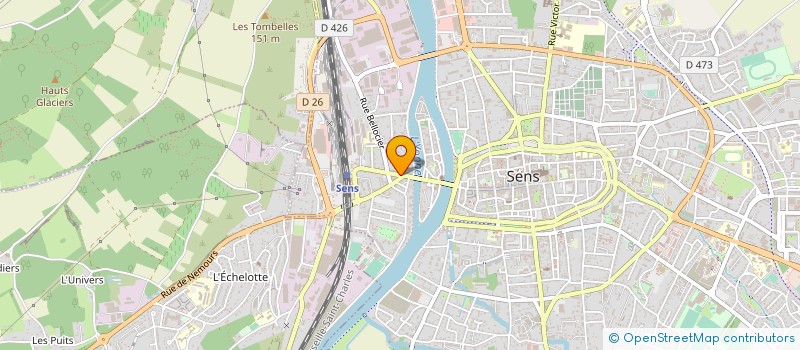 localisation de l'entreprise MONSIEUR THIERRY JUGE à SENS