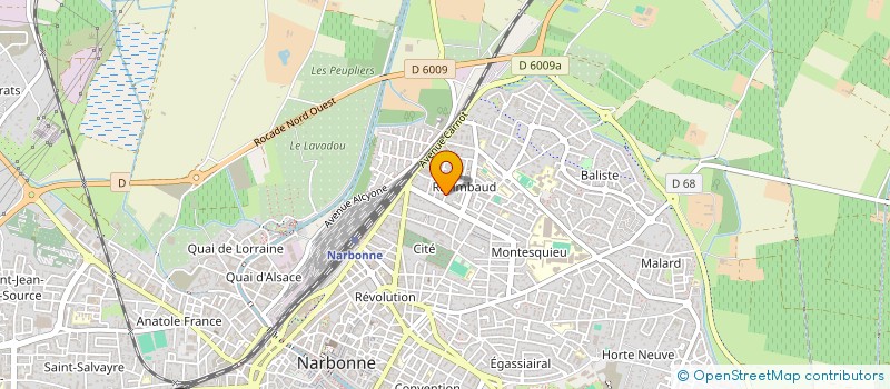 localisation de l'entreprise MONSIEUR THIERRY JULIAN à NARBONNE