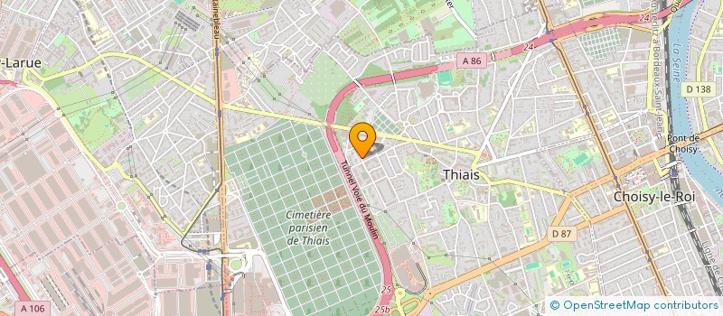 localisation de l'entreprise MONSIEUR THIERRY-JUNIOR RONAL KISSAMBOU BREMANDJA  THIAIS