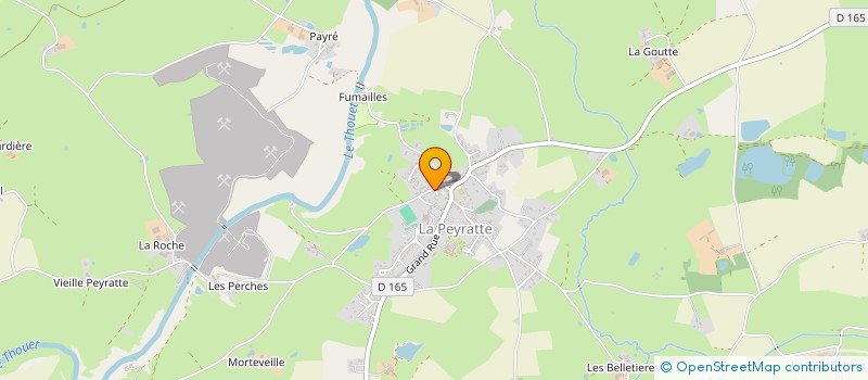 localisation de l'entreprise MONSIEUR THIERRY JUVIN à LA PEYRATTE