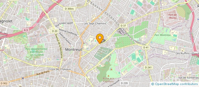 localisation de l'entreprise MONSIEUR THIERRY KACY à MONTREUIL