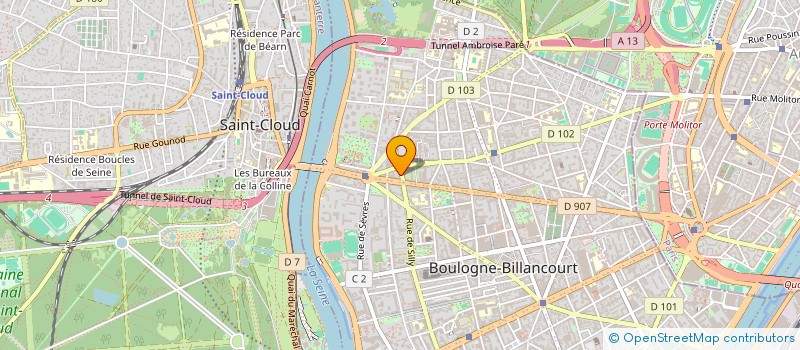 localisation de l'entreprise MONSIEUR THIERRY KEO à BOULOGNE-BILLANCOURT