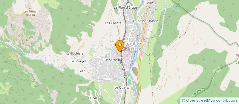 localisation de l'entreprise MONSIEUR THIERRY KERN à L'ARGENTIERE-LA-BESSEE