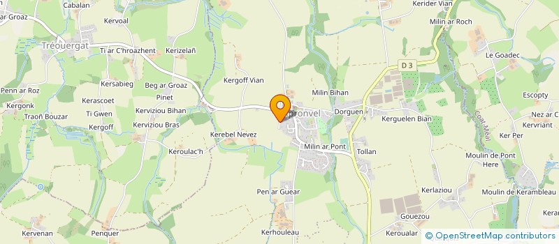 localisation de l'entreprise MONSIEUR THIERRY KERVELLA  MILIZAC-GUIPRONVEL