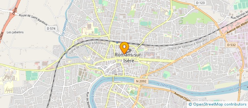 localisation de l'entreprise MONSIEUR THIERRY KHALDI  ROMANS-SUR-ISERE