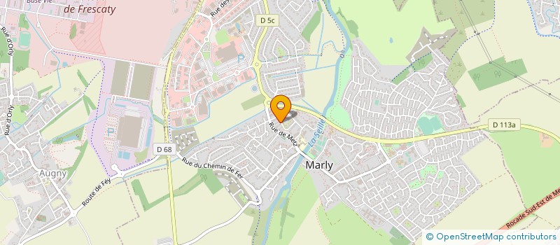 localisation de l'entreprise MONSIEUR THIERRY KLEIN  MARLY