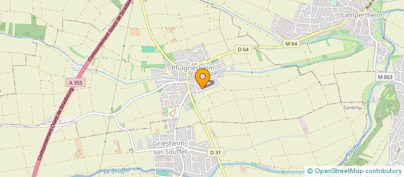 localisation de l'entreprise MONSIEUR THIERRY KOLLROS  PFULGRIESHEIM