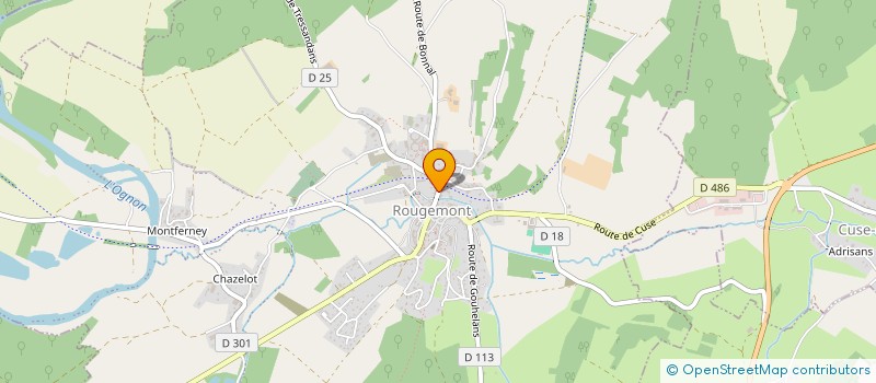 localisation de l'entreprise MONSIEUR THIERRY KOST à ROUGEMONT