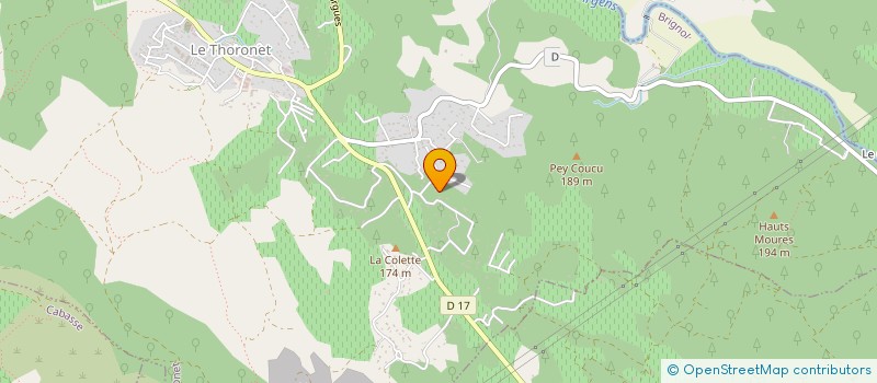 localisation de l'entreprise MONSIEUR THIERRY KOVACIC  LE THORONET