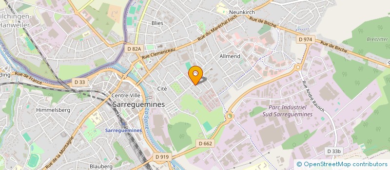 localisation de l'entreprise MONSIEUR THIERRY KREMER TEITGEN  SARREGUEMINES