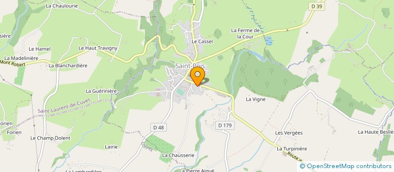 localisation de l'entreprise MONSIEUR THIERRY L'HOMME à SAINT-POIS
